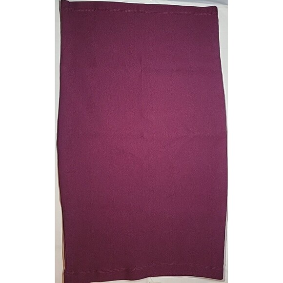 Bozzolo Stretch Mini Skirt Women's Red Wine Color Size Large Sexy Lady - Picture 3 of 14